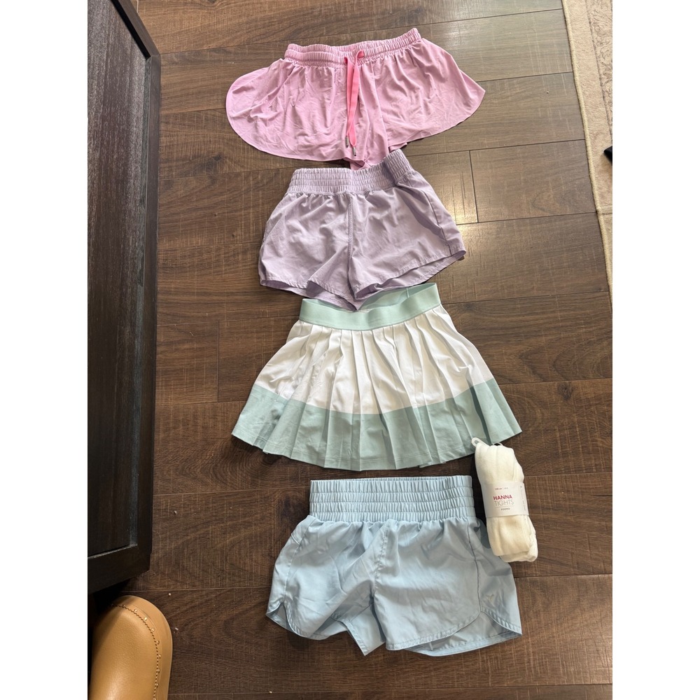 Girls Activewear Bundle Athleta Girl Skirt Yogalicious Liberty Pro Shorts 7-10